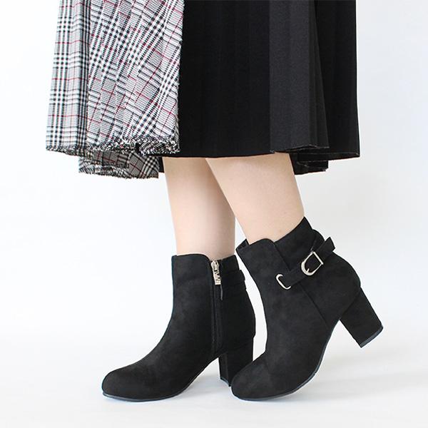 NICE CLAUP（ナイスクラップ） ブーツ レディース 靴 黒 ブラック