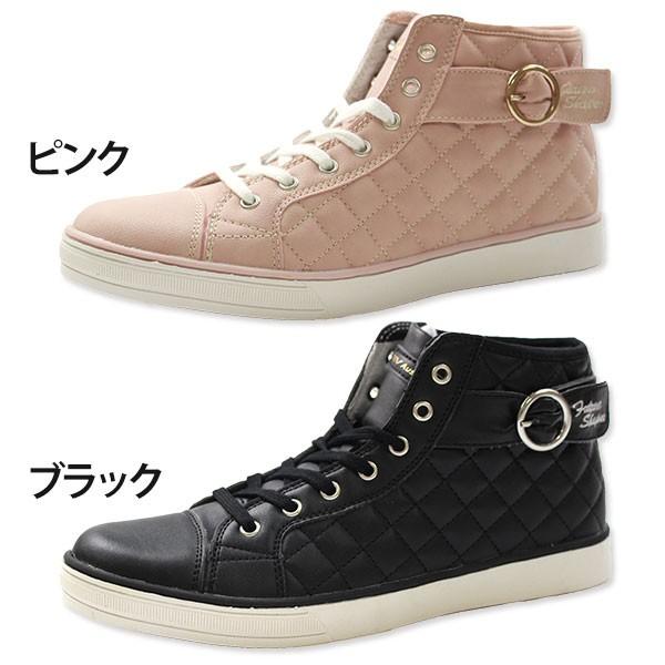 スニーカー レディース ネブサーフ ハイカット おしゃれ 可愛い キルティング バックル付きベルト トレンド ゆめかわいい 大人可愛い 靴のニシムラ Paypayモール店 通販 Paypayモール