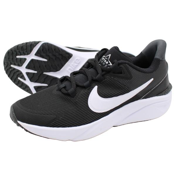 NIKE ナイキ スニーカー レディース 靴 黒 ブラック 白ソール