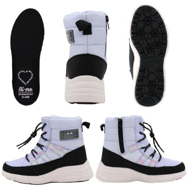 Ni-mo ニーモ ブーツ キッズ 靴 長靴 女の子 スニーカー ハイカット