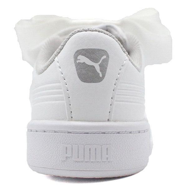 PUMA（プーマ） スニーカー キッズ 子供 靴 白 黒 ホワイト ブラック