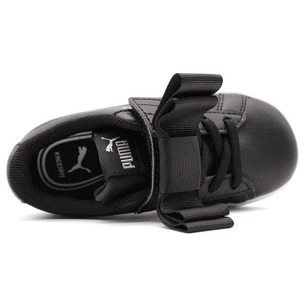 PUMA プーマ スニーカー キッズ 子供 靴 白 黒 ホワイト