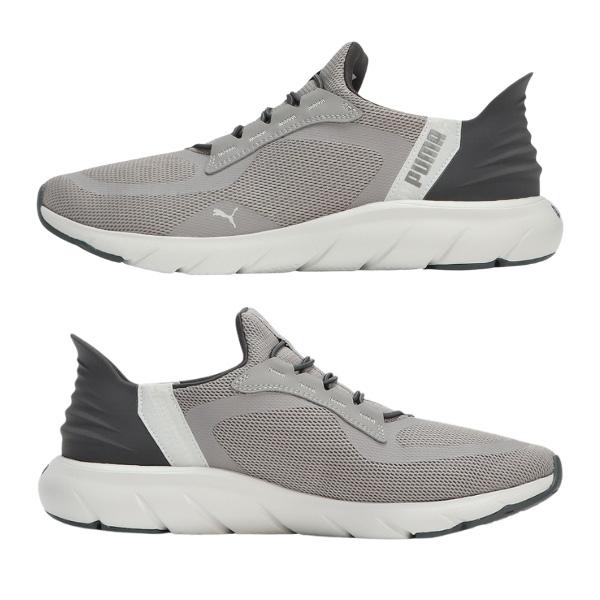 プーマ スリッポン メンズ 靴 スニーカー 黒 ブラック 白 ホワイト ネイビー グレー スパットシューズ ハンズフリー PUMA SOFTRIDE FLEX LACE EASE IN WD 309901｜kutsu-nishimura｜17