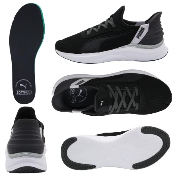 PUMA（プーマ） スリッポン レディース 靴 スニーカー 黒 ブラック