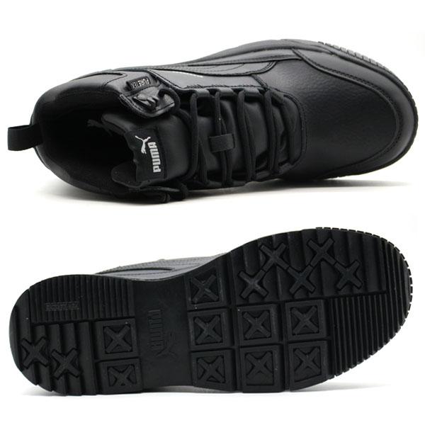 PUMA（プーマ） スニーカー メンズ 靴 ハイカット 黒 ブラック 厚底