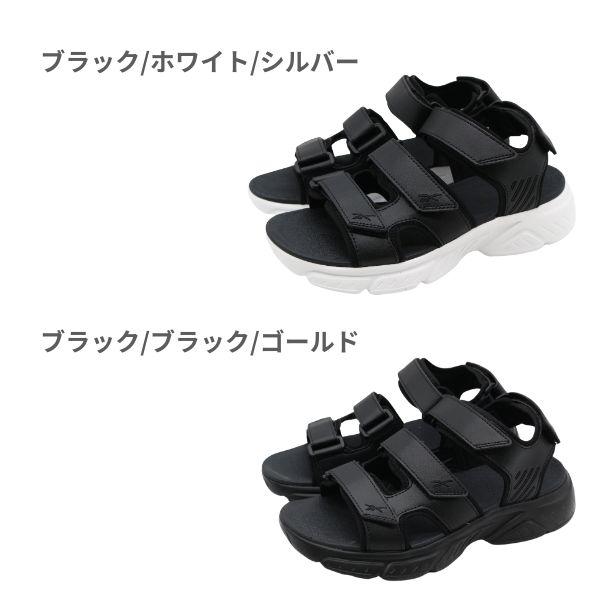 Reebok（リーボック） サンダル メンズ 靴 黒 ブラック 夏 スポーツ