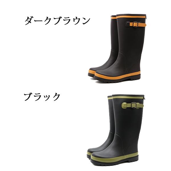 レインブーツ レインブーツ レディース 長靴 雨靴 黒 ブラック 茶色 ブラウン