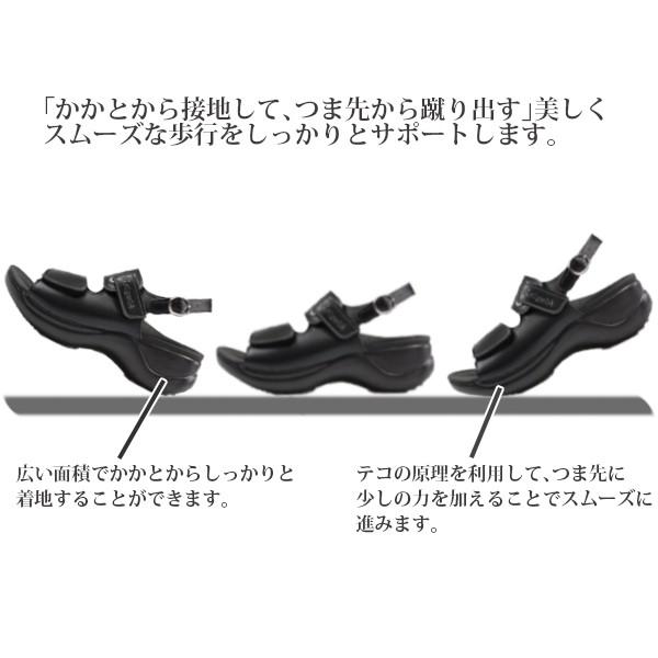 Re:getA（リゲッタ） サンダル レディース 靴 オフィス 黒 ブラック