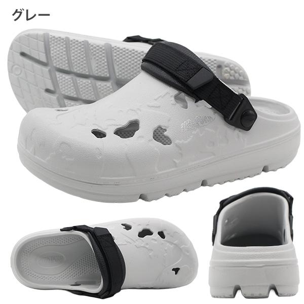 サンダル メンズ 靴 黒 ブラック カーキ グレー 黄色 ライム つま先