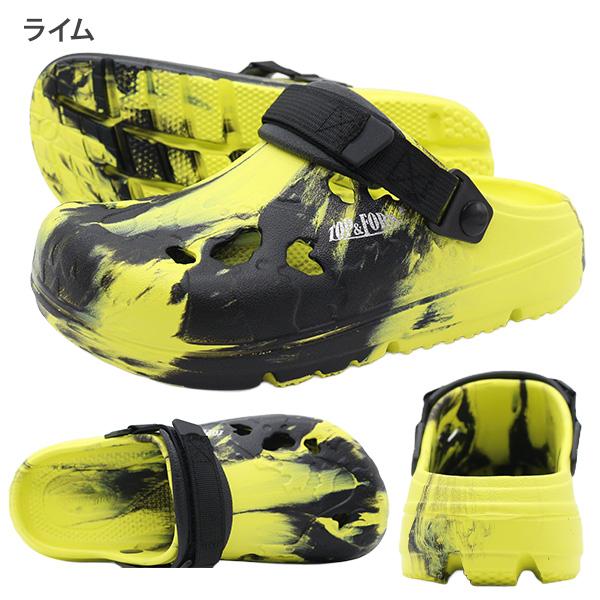 サンダル メンズ 靴 黒 ブラック カーキ グレー 黄色 ライム つま先