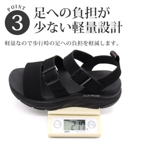 SKECHERS（スケッチャーズ） サンダル レディース スポーツ 黒