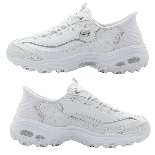 SKECHERS（スケッチャーズ） スニーカー レディース 靴 黒 ブラック 白