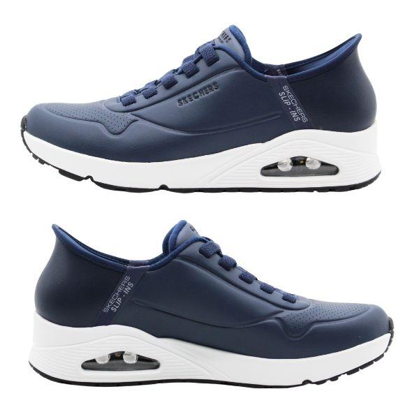 SKECHERS スケッチャーズ スニーカー メンズ スリッポン 靴 黒