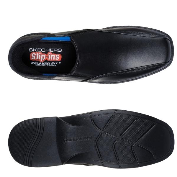 SKECHERS（スケッチャーズ） スリッポン メンズ 靴 ビジネスシューズ