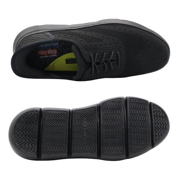 SKECHERS スケッチャーズ スニーカー スリッポン メンズ 靴 黒