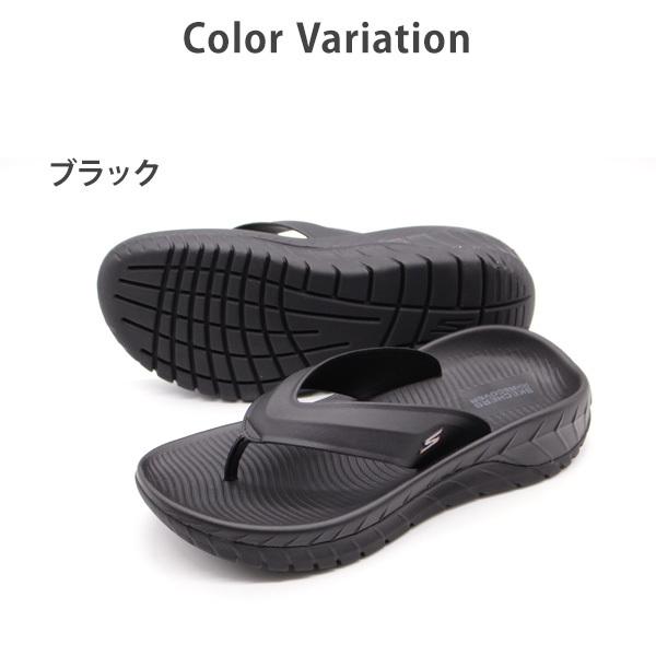 SKECHERS スケッチャーズ サンダル メンズ 靴 黒 ブラック