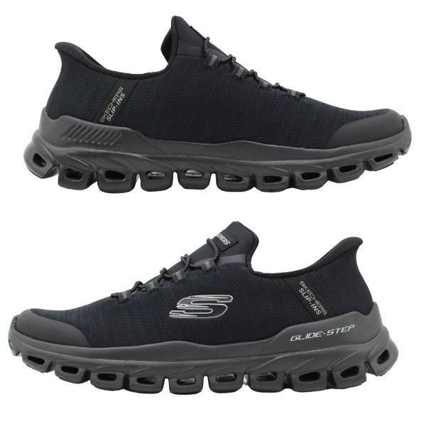SKECHERS スケッチャーズ スニーカー メンズ スリッポン 靴 黒 SKECHERS スケッチャーズ スニーカー メンズ スリッポン 靴 黒