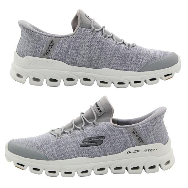SKECHERS（スケッチャーズ） スニーカー メンズ スリッポン 靴 黒