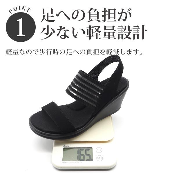 【ほぼ未使用】スケッチャーズ　サンダル ブラック 25cm ウェッジソール　厚底 楽天市場】スケッチャーズ サンダル 手を使わずに履ける靴