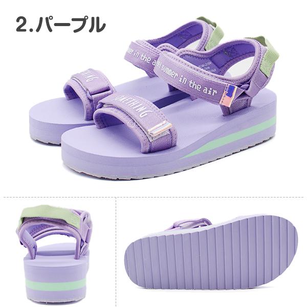 ※値下げ中※【新品】 SLIPPER スエードサンダル パープル プラパーツスポーツサンダル/OT3215[品番：ORTS0005852]｜ORiental