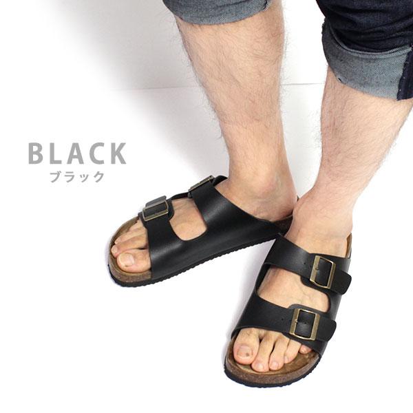 サンダル メンズ 靴 黒 ブラック 白 ホワイト コンフォート
