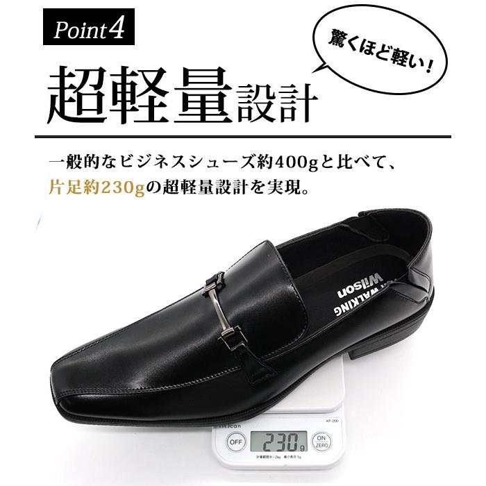 WILLSON（ウィルソン） ビジネスシューズ メンズ サンダル 革靴 黒