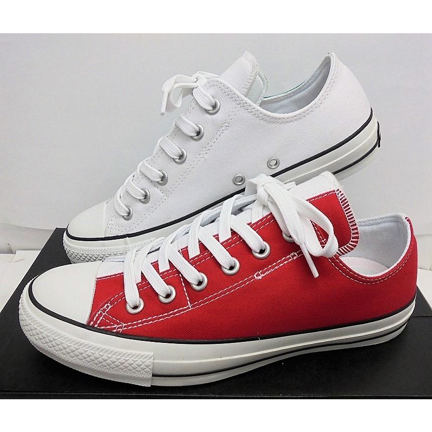 ★コンバース特価★LIMITED（リミテッド）CONVERSE ALL STAR 100 PAIRFLAG SLIP （コンバース　ペアフラッグスリップ）OXグリーン/ホワイト/レッド25.5センチ｜kutsunoootsuka