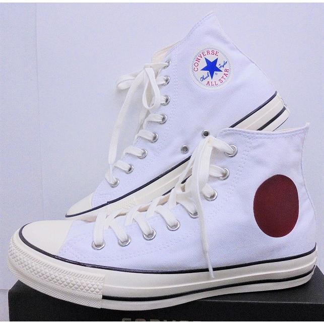 ★特価★LIMITED（リミテッド）CONVERSE ALL STAR US HINOMARU HI（オールスター　ＵＳ　ヒノマル）ホワイト｜kutsunoootsuka