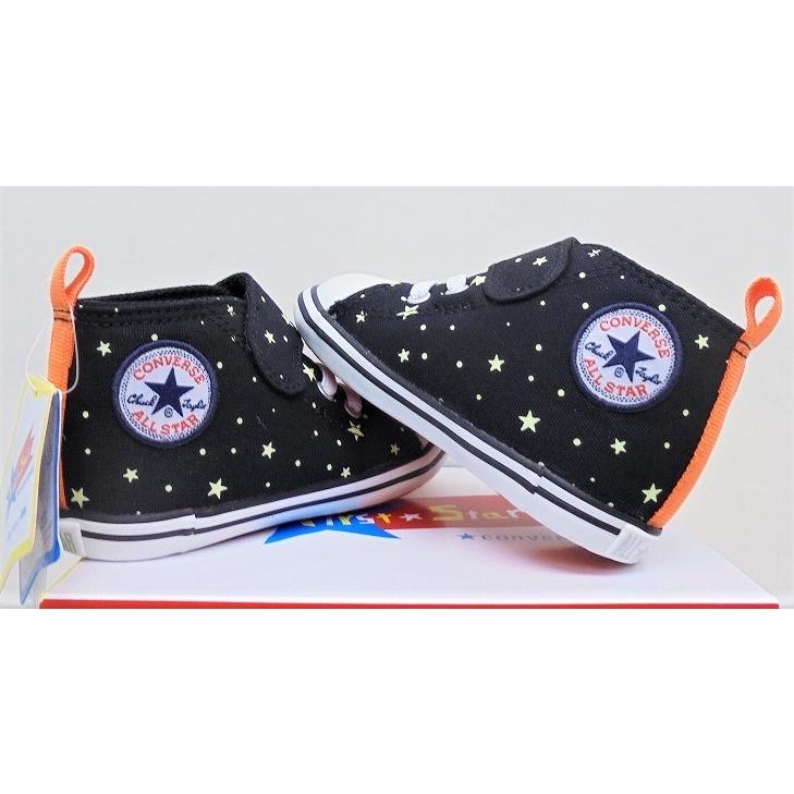 特価！『コンバース』CONVERSE BABY ALL STAR N SPACEPATCH V-1(ベビー オールスター N スペースパッチ V-1）ブラック｜kutsunoootsuka｜08