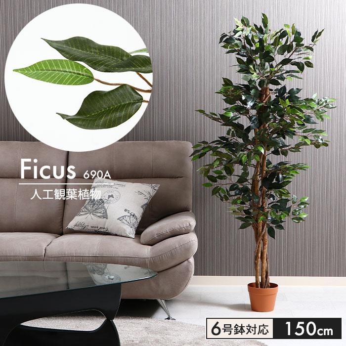 観葉植物 人工 フェイクグリーン フィカス 在庫処分 高さ 150cm 6号鉢対応 造花 オフィス 観葉 植物 鉢植え インテリア 室内 鉢 リビング おしゃれ M5 Mgkfgb クツログ 通販 Yahoo ショッピング