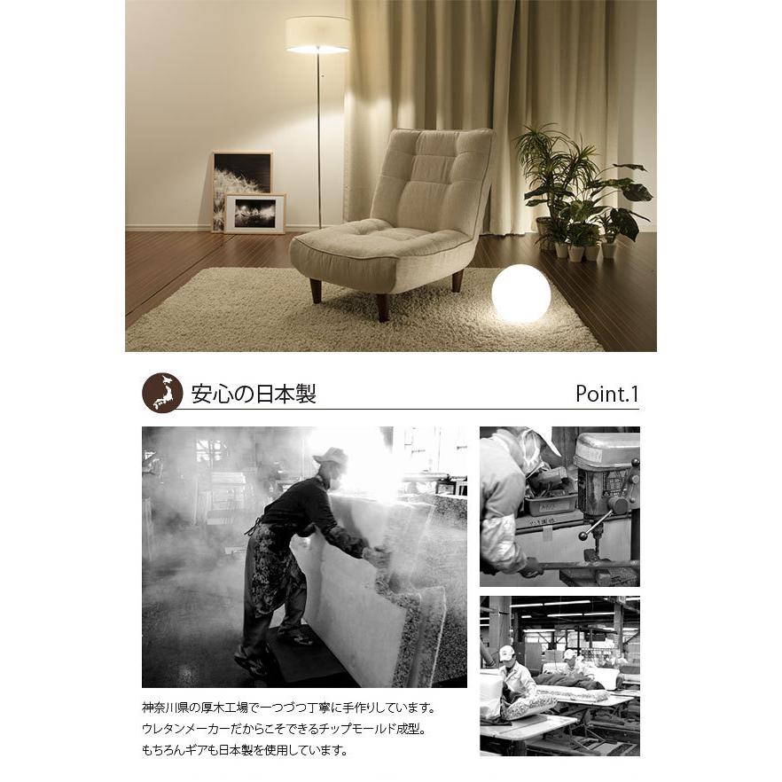 値下げ 日本製 ハイバック 1人掛けソファ lulu 1P ソファー 一人掛け