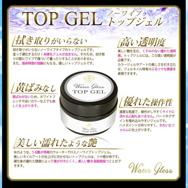 ジェルネイル ウォーターグロストップジェル 30g 1個販売 #0 ジェルネイル ウォーターグロストップジェル 30g 1個販売 #0