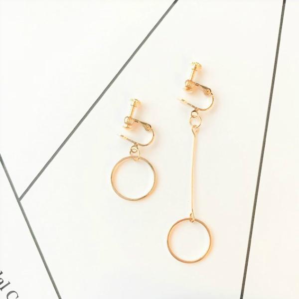 ヒキモノリング スマートレジン枠 メタルリング フレール ゴールド シルバー 1袋(10個入)販売 #4|kutsushitayasan|05