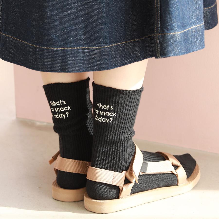 靴下屋 レディース 靴下 メッセージ 刺繍 ソックス タビオ 日本製