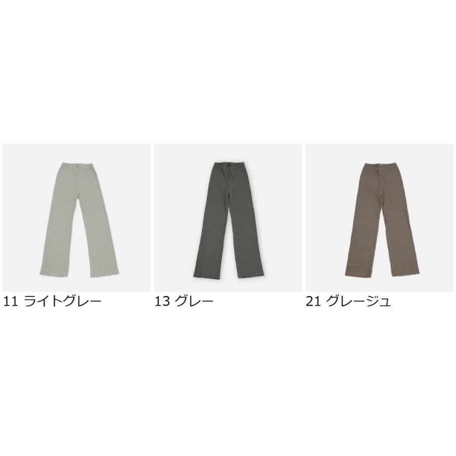 靴下屋 レディース 靴下 裏起毛リブレギンス 11分丈 タビオ 日本製