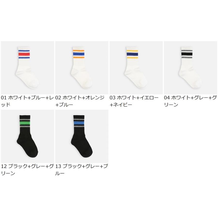 靴下屋 キッズ 16-18) サンドイッチライン ソックス 16〜18cm 靴下 