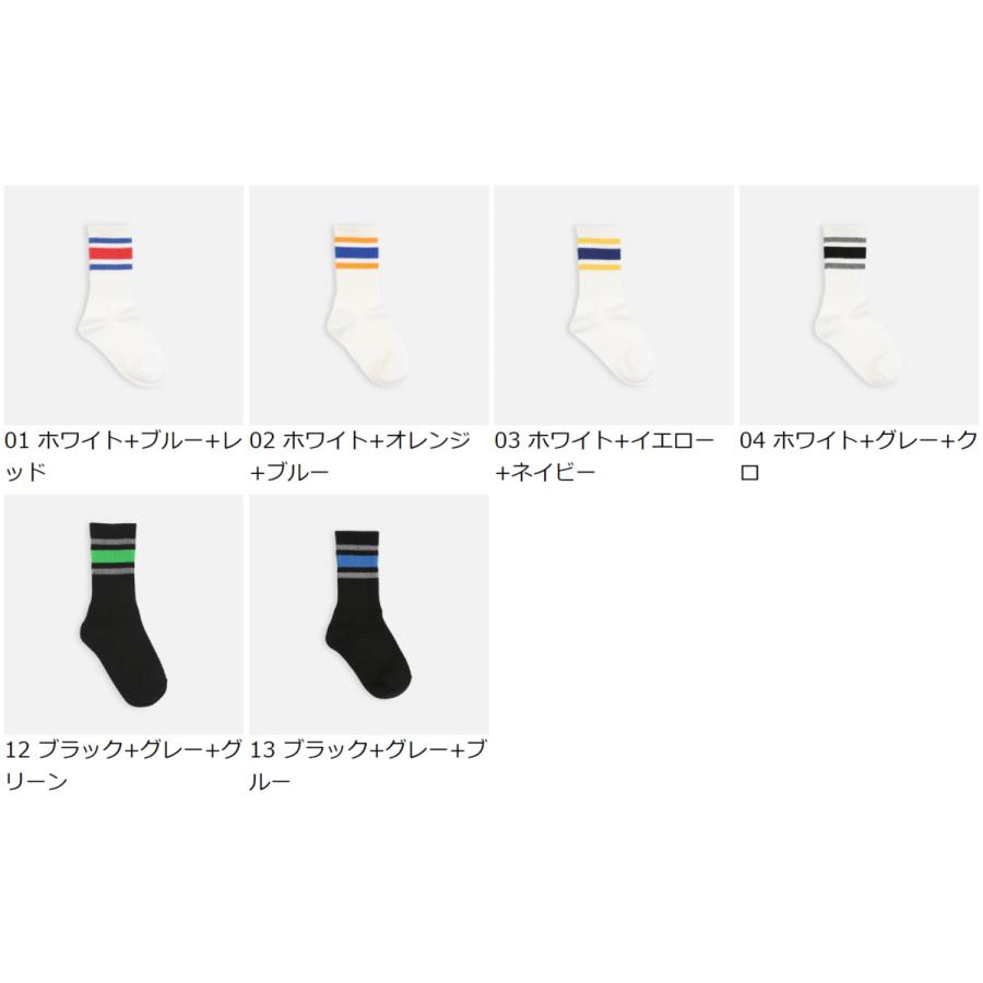 靴下屋 キッズ 19-21) サンドイッチライン ソックス 19〜21cm 靴下