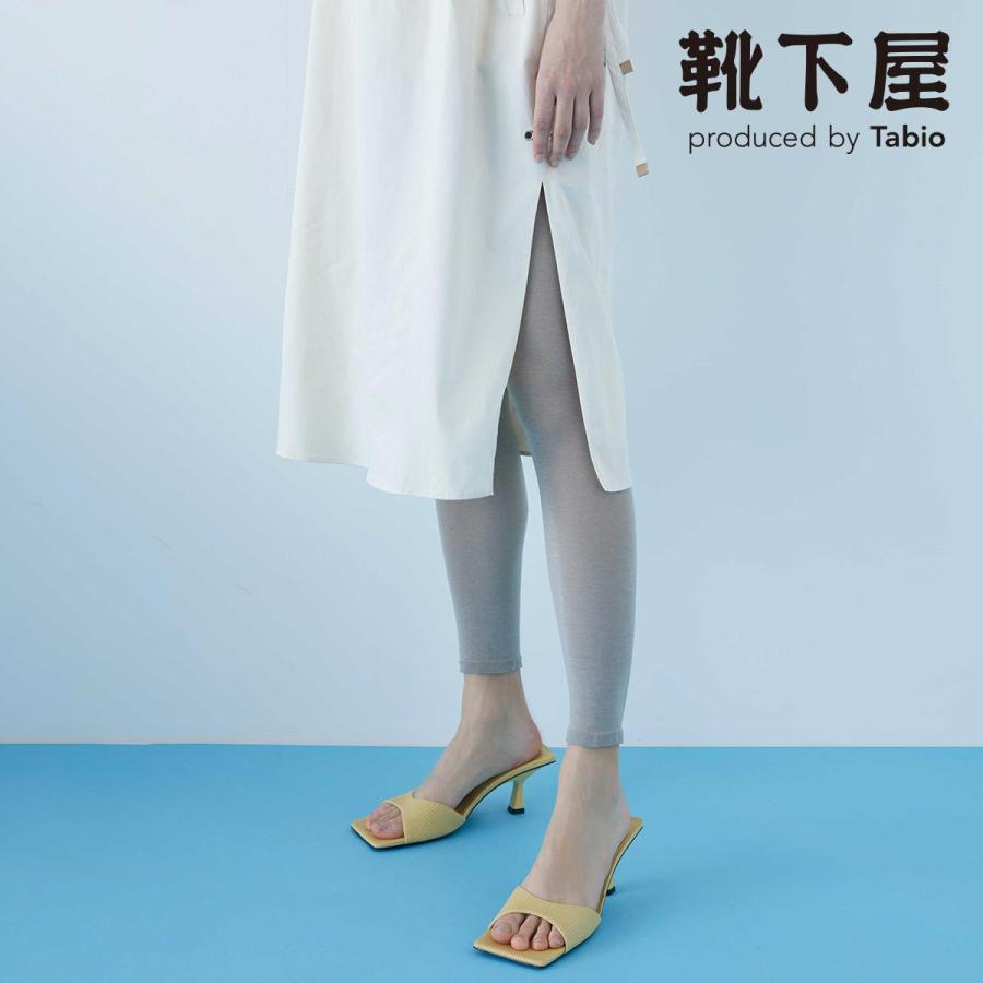 レディース 靴下 Tabio 薄手のコットン レギンス10分丈 靴下屋 タビオ 靴下屋 Tabio Paypayモール店 通販 Paypayモール