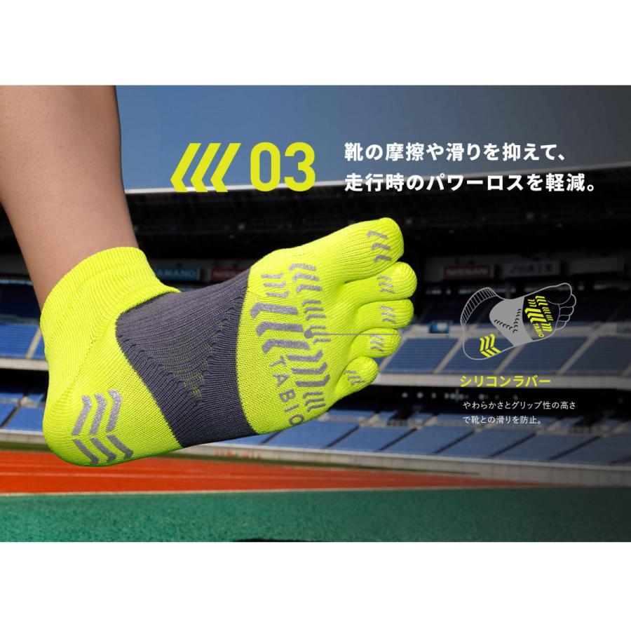 TABIO SPORTS（タビオスポーツ） レディース 靴下 レーシングラン 五本