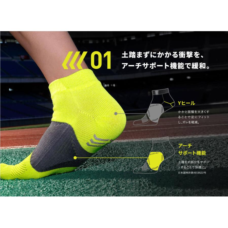 TABIO SPORTS（タビオスポーツ） レディース 靴下 レーシングラン プロ