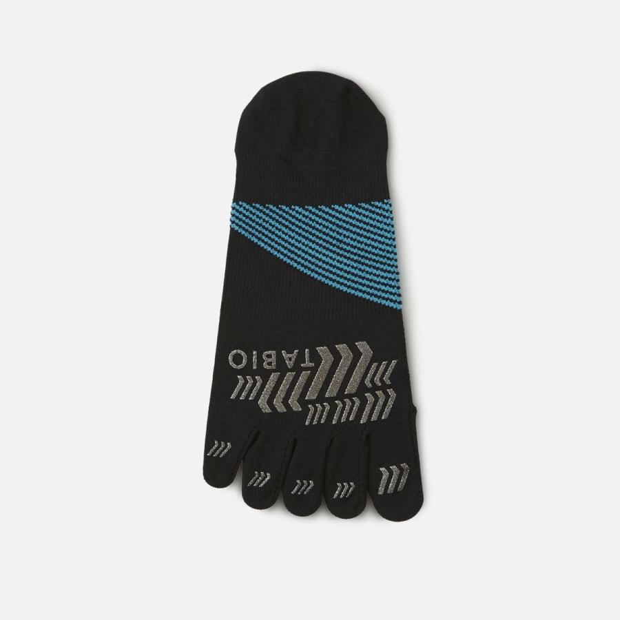 TABIOタビオ 5本指ソックスS 23〜25センチ ブルー ブラック各2セット TABIO SPORTS（タビオスポーツ） レディース 靴下 TABIO SPORTS T&F 五