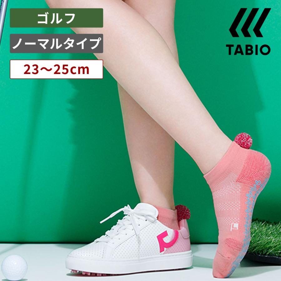 TABIO SPORTS ゴルフ 3D ムジ スニーカー用ソックス 23〜25cm 靴下屋