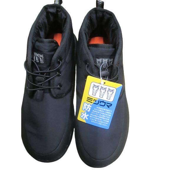 ミツウマ 防寒 スノー ブーツ SB-815 防滑 黒＆オリーブ L,LL,XL 定価