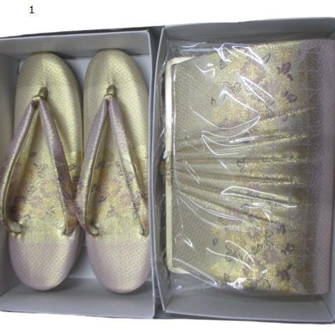 訳あり）佐賀錦 草履 バッグ セット 4点 定価：33000円（税込み 