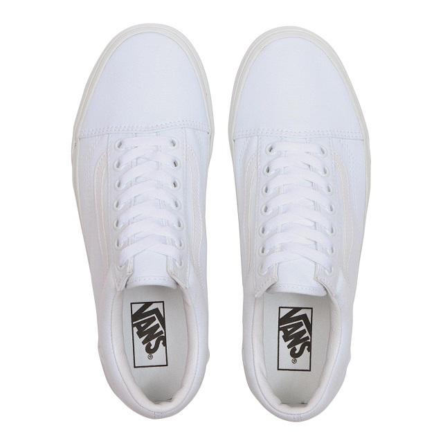 VANS [ヴァンズ] OLD SKOOL VN000D3HW00 TRUE WHITE｜kutu-matuya｜03