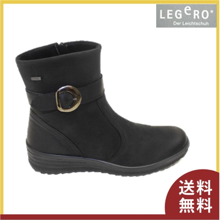 レディース ゴアテックス ショート ブーツ 完全防水 レジェロ 本革 561 黒 Legero561bk 靴人屋 通販 Yahoo ショッピング