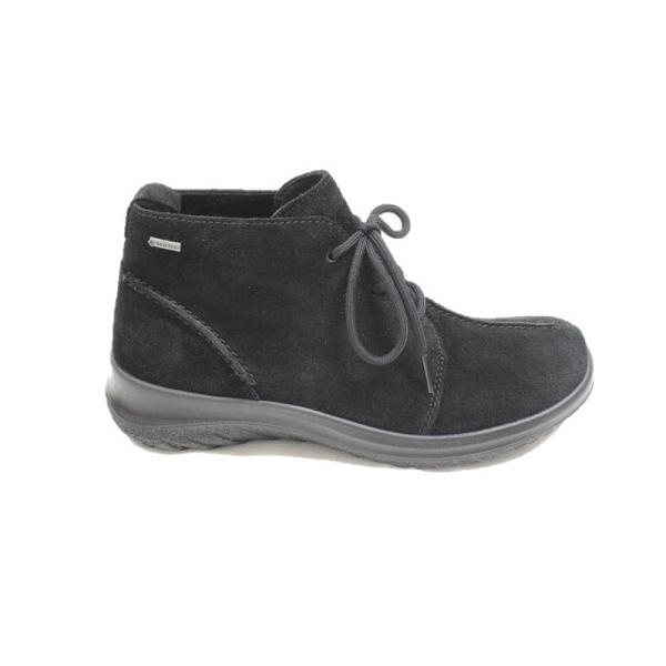 ブーツ レディース ショート ゴアテックス 防水 本革 レースアップ 紐