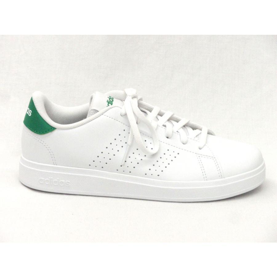 adidas（アディダス） レディーススニーカー adidas ID3889 ホワイト/グリーン ジュニアスニーカー ADVANCOURT ...