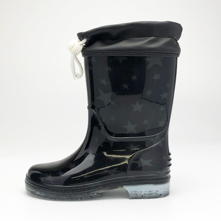 キッズ レインブーツ 長靴 男の子 防水 吸湿速乾 メリヤス フード付