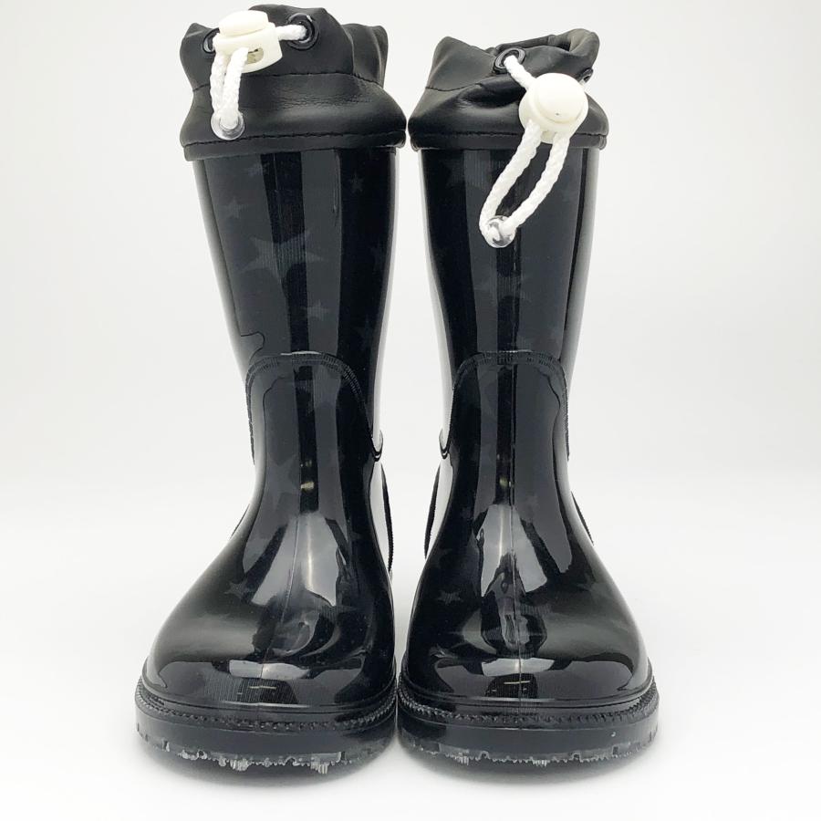 キッズ レインブーツ 長靴 男の子 防水 吸湿速乾 メリヤス フード付